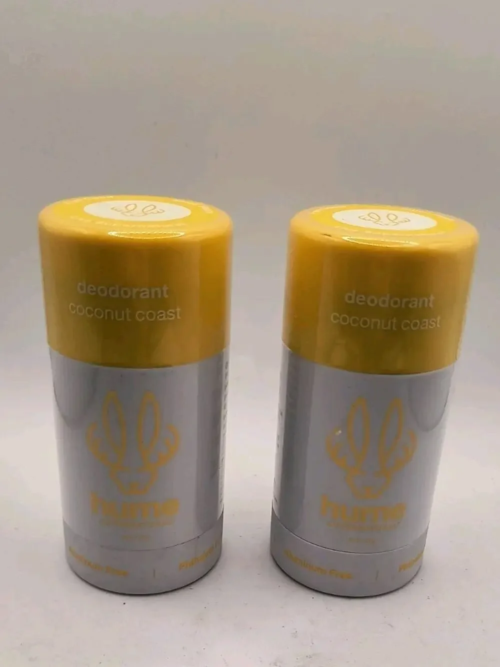 Hume Supernatural Deodorant Stick Coconut Coast 2 oz Lot Of 2 Sealed
